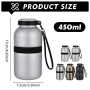 Custom 316 Stainless Steel Portable Outdoor Cycling Mountaineering Kettle Gift for Men Women for Business Annual Meetings