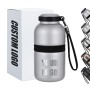 Custom 316 Stainless Steel Portable Outdoor Cycling Mountaineering Kettle Gift for Men Women for Business Annual Meetings