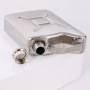 Custom 5oz Hip Flask Stainless Steel SS201 Bottle Set Whiskey Portable Jerry Can Wine Pot Men Gift Mini Water Screw Lid Flasks