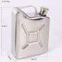 Custom 5oz Hip Flask Stainless Steel SS201 Bottle Set Whiskey Portable Jerry Can Wine Pot Men Gift Mini Water Screw Lid Flasks