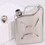 Custom 5oz Hip Flask Stainless Steel SS201 Bottle Set Whiskey Portable Jerry Can Wine Pot Men Gift Mini Water Screw Lid Flasks