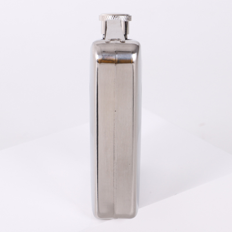 Custom 5oz Hip Flask Stainless Steel SS201 Bottle Set Whiskey Portable Jerry Can Wine Pot Men Gift Mini Water Screw Lid Flasks