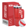 Vasos Termicos Western Thermal Mugs for Printing Black Mug Blank Tapas Para Termo 40 oz Tumble Cup Laser Engravable Tumbler