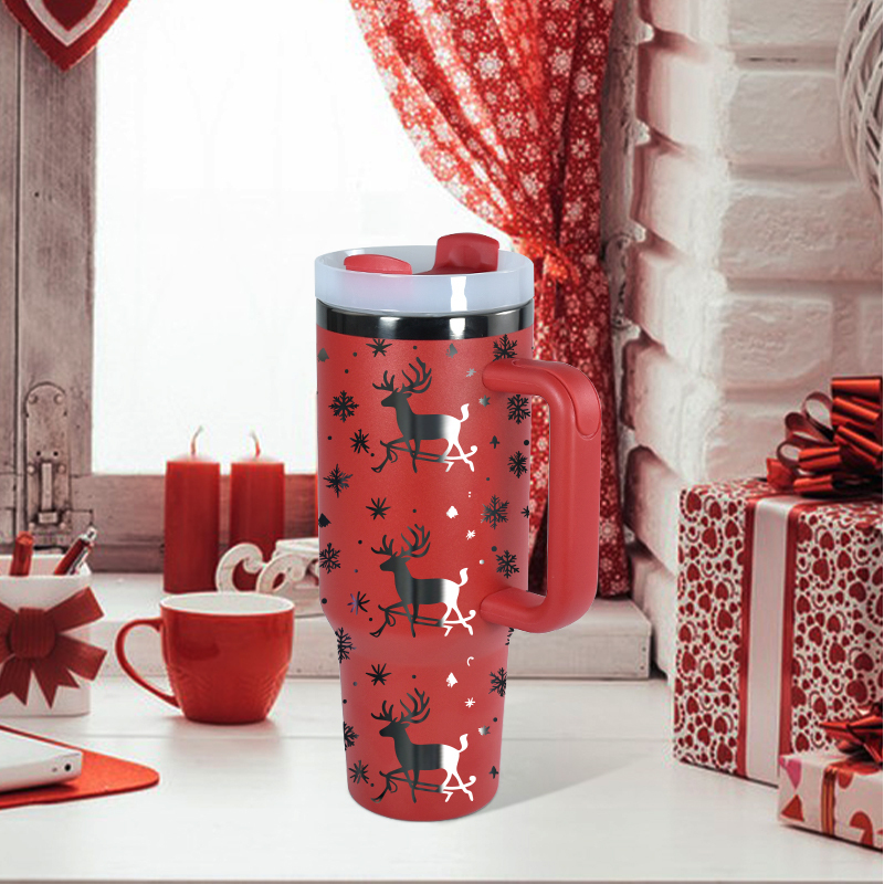 Vasos Termicos Western Thermal Mugs for Printing Black Mug Blank Tapas Para Termo 40 oz Tumble Cup Laser Engravable Tumbler