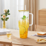 Free Shipping RTS USA Warehouse 12PCS/CTN 40oz Glass Cup Sublimation clear Glass Tumbler Mugs with Handle and Bamboo Lid