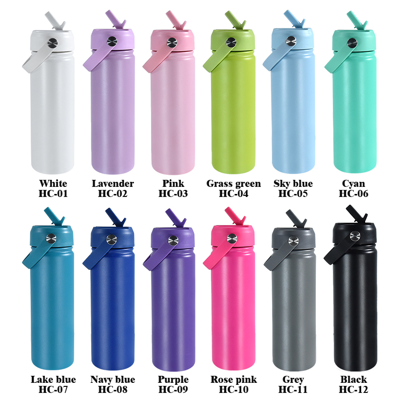 Custom Logo Outdoor Travel Stainless Steel Travel Tumbler 24oz Double Wall Thermoses Vacuum Flask Insulated Water Bottle