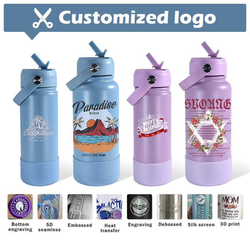 Custom Vacuum Tumbler Insulated Water Bottles Oem Stainless Steel Water Bottles 18oz 32oz Water Flask Steel Water Bottle