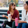 New 20oz Music Hot and Cold Stainless Steel Drink Water Bottle Speaker Tumbler Cup with LED Straight Speaker Tumblers Lid