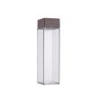 Square bottle with square lid