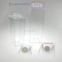 Wholesale Food Grade Plastic 500ML 16oz Transparent Colored Acrylic Milk Box Carton Shaped Water Bottle with Lid 1000ml