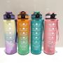 Wholesale 1000ml Custom Logo Reusable Sport Plastic Water Bottle Scale Drinking Cups Bottles Custom Personalization