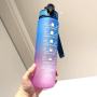 Wholesale 1000ml Custom Logo Reusable Sport Plastic Water Bottle Scale Drinking Cups Bottles Custom Personalization