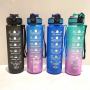 Wholesale 1000ml Custom Logo Reusable Sport Plastic Water Bottle Scale Drinking Cups Bottles Custom Personalization
