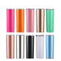 Custom Colored Spray Paint Metal 20oz Vacuum Stainless Steel Colored Skinny Tumbler With Lid and Straw Vaso De Acero 20 oz