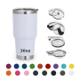 30oz Stainless Sport Water Bottle Custom Tumbler Double Walled Coffee Travel 30 oz Car Tumbler with Straw Lid