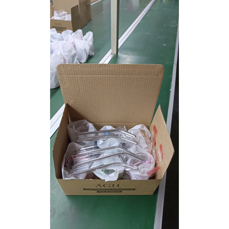 RTS Mini 3oz Stainless Steel White Sublimation Straight Tumbler Shot Glass Tumbler with Metal Straw and Keychains