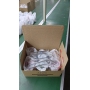 RTS Mini 3oz Stainless Steel White Sublimation Straight Tumbler Shot Glass Tumbler with Metal Straw and Keychains
