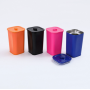 304 Stainless Steel Insulated Cup Portable Square Coffee Mug Large-capacity Straw Bottle