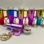 China RTS Mini 40oz Ombre Tumbler Shape with Handle Key Chain Keychain Pendant Backpack Pendant Gift