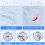 Custom Logo 18oz Plastic Cup Double Wall Reusable Plastic Snow Globe Acrylic Car Tumbler Cup With Pre-drilled Hole Color Straw