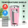Custom 30oz Powder Coated Tumbler with Lid Stainless Steel Vacuum Mug Insulated Laser Tumbler Double Wall Travel Coffee Mug