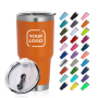 Custom 30oz Powder Coated Tumbler with Lid Stainless Steel Vacuum Mug Insulated Laser Tumbler Double Wall Travel Coffee Mug
