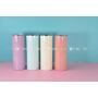 Wholesale New Design  Sublimation Skinny 20oz Straight Skinny Colored Fast Shipping Sublimation Tumbler with Lid Straw