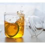 15oz High Quality Cute Clear Glass Cups with Lid and Straw Coffee Milk Tea Water Tumblers Heat Resistant Drinking Glasses Bottle