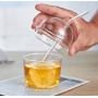 15oz High Quality Cute Clear Glass Cups with Lid and Straw Coffee Milk Tea Water Tumblers Heat Resistant Drinking Glasses Bottle