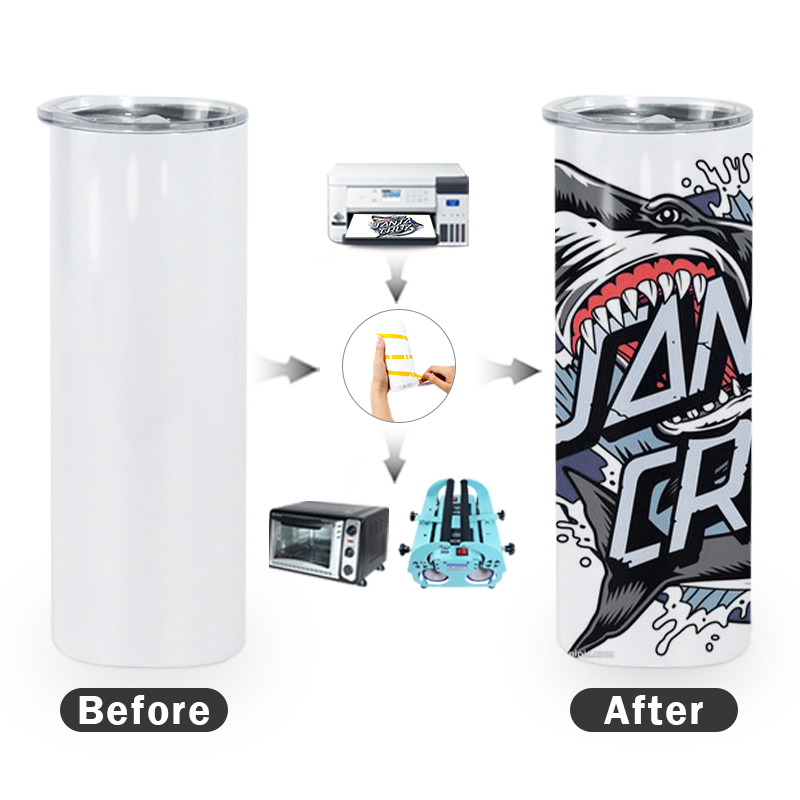 China Warehouse 30oz Flat Edge Tumbler Sublimation Blanks Stainless Steel Straight Water Bottle with Plastic Lid