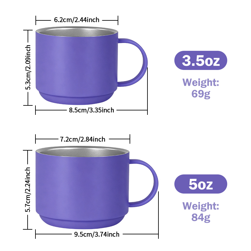 Hot Selling 90ML/150ml Elegant Stainless Steel Vacuum Flask Mini Insulated Coffee Mug with Reusable Lid Perfect Gift Cup