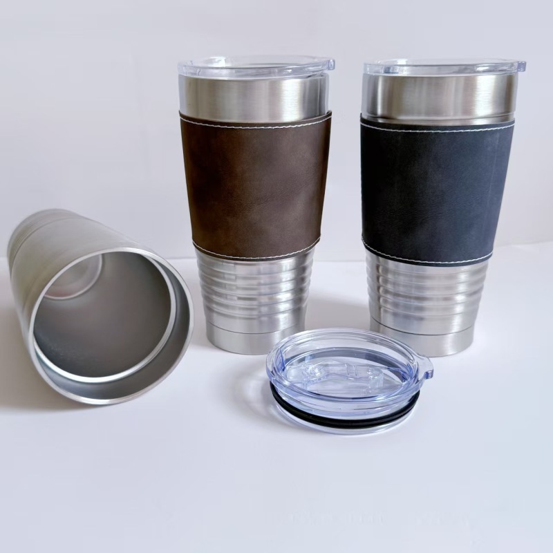 Personalized 20oz Travel Car Tumbler Travel Coffee Mug Double Wall Stainless Steel Vacuum Laser Custom Logo Insulated Metal Cup