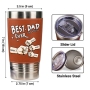 Personalized 20oz Travel Car Tumbler Travel Coffee Mug Double Wall Stainless Steel Vacuum Laser Custom Logo Insulated Metal Cup