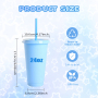 Factory Wholesale Hot Sale 24oz Reusable Solid Colors Matte Plastic Cup Large Capacity Eco-friendly Drinking Tumbler with Straw