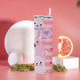 China Warehouse in Stock 30oz Stainless Steel Matte Shimmer Straight Sublimation Blanks Coffee Mug Tumbler 30oz Matte Tumbler