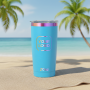Custom 20oz 304 Stainless Steel Car Mug Powder Coated Rainbow Plated Travel Coffee Tumbler with Cute Laser Engraved Straw