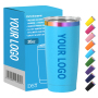Custom 20oz 304 Stainless Steel Car Mug Powder Coated Rainbow Plated Travel Coffee Tumbler with Cute Laser Engraved Straw