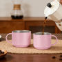 Mini Coffee Mug Insulated Handgrip Custom Mug Coffee Thermal 3.5oz 5oz Insulated Coffee Mugs Custom with Handles