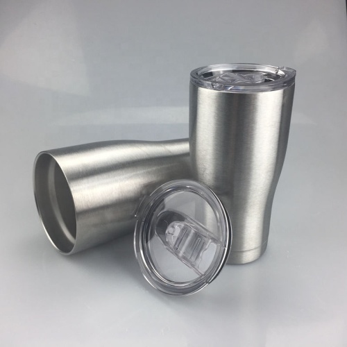 RTS US Warehouse 25pcs/ctn 20 oz Coffee Water Tumbler Mugs Free Shipping NO-Sub Silver Beer Travel Tumbler