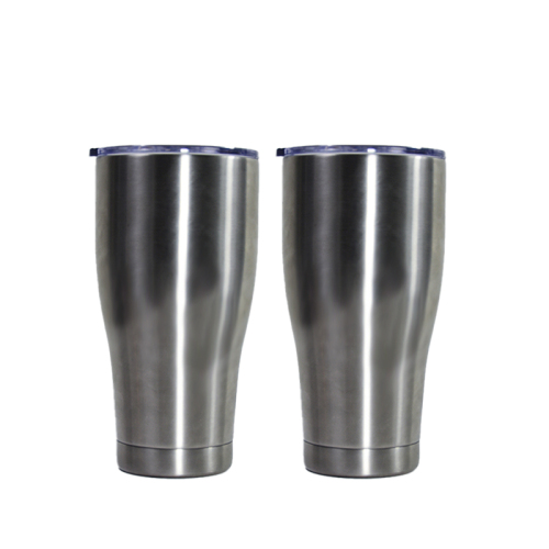 RTS US Warehouse 25pcs/ctn 20 oz Coffee Water Tumbler Mugs Free Shipping NO-Sub Silver Beer Travel Tumbler