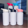 China RTS Sublimation Sippy Cup 14oz Insulated Kids Sports Water Bottle with Colored Sippy Lids Tumbler for Heat Press Printing