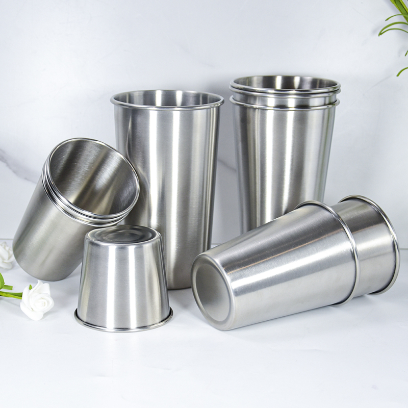 Single Layer Metal 304 Stainless Steel Drinking Cup/water Cup/coffee Mug