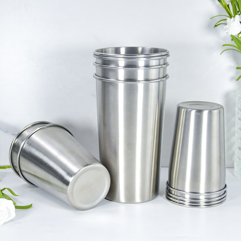 Single Layer Metal 304 Stainless Steel Drinking Cup/water Cup/coffee Mug