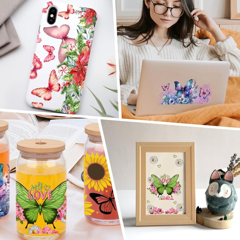 Wholesale Custom UV DTF Cup Wraps Transfer Stickers for 16 oz Glass  Cups Decals for Crafts Vinyl Tumbler DIY Designs