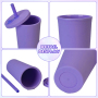 16oz clear PLASTIC Tumbler Reasuable Mugs Double Walled Plastic clear Matte 16oz 24oz Cold Water Tumbler Cup