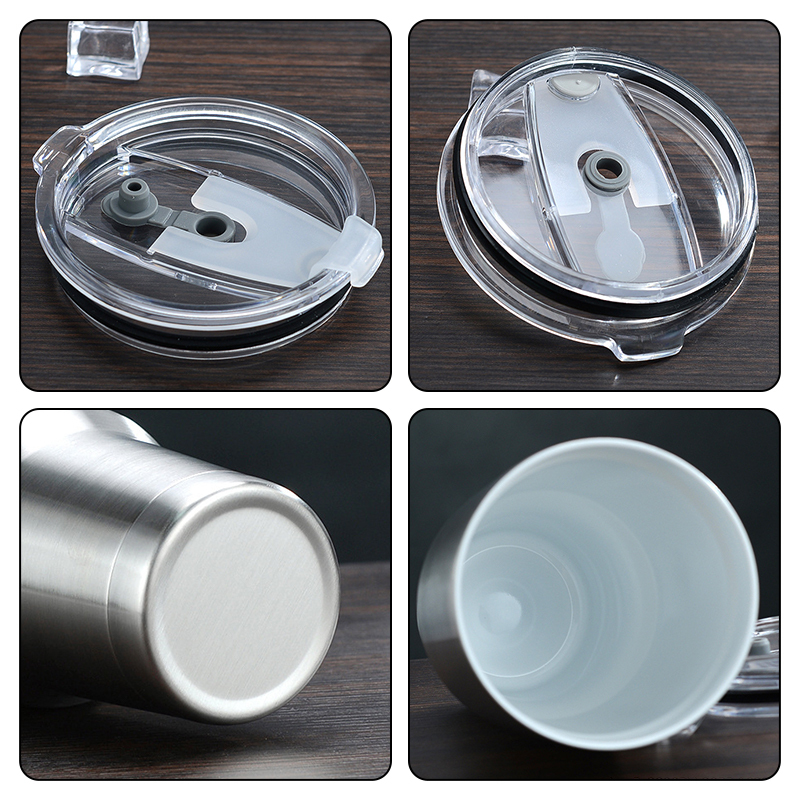 China RTS 20oz 30oz Stainless Steel Car Travel Tumbler SS304 Powder Coated Mug Ceramic Coating Interior Bottle for Laser