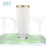 Factory Wholesale 1.5oz 3oz Custom Logo Design Sublimation Ombre Shot Glass Frosted Sublimation Shot Glass with Gold Rim Edge