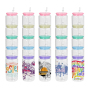 Free Shipping Local Stock USA Warehouse 16oz Sublimation clear Glass Can with Colored Plastic Lids 5 Colors 25pcs/ctn