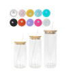 with colored PP Lids And Straw