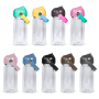 NEW Handle Lid 10oz Plastic Snow Globe Cup with Pre Drilled Hole 10oz Double Wall Snow Globe Cups Glitter Snow Globe Tumbler